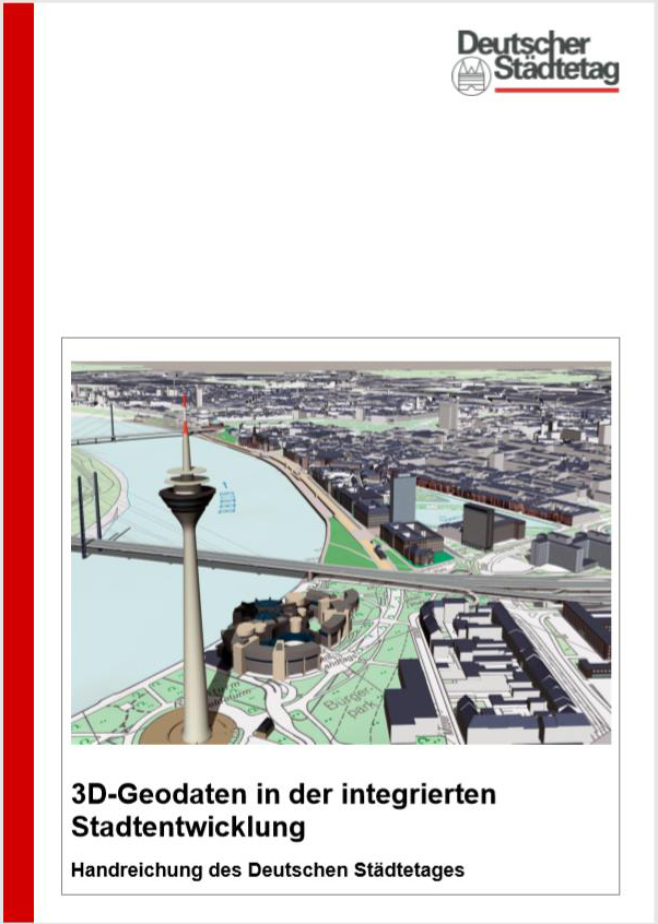 Deckblatt Broschüre - 3D Geodaten in der integrieten Stadtentwicklung