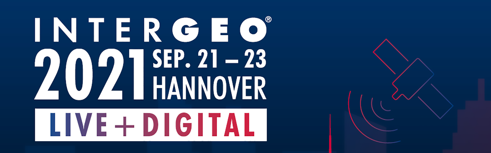 INTERGEO 2021 Banner zur Intergeo 2021