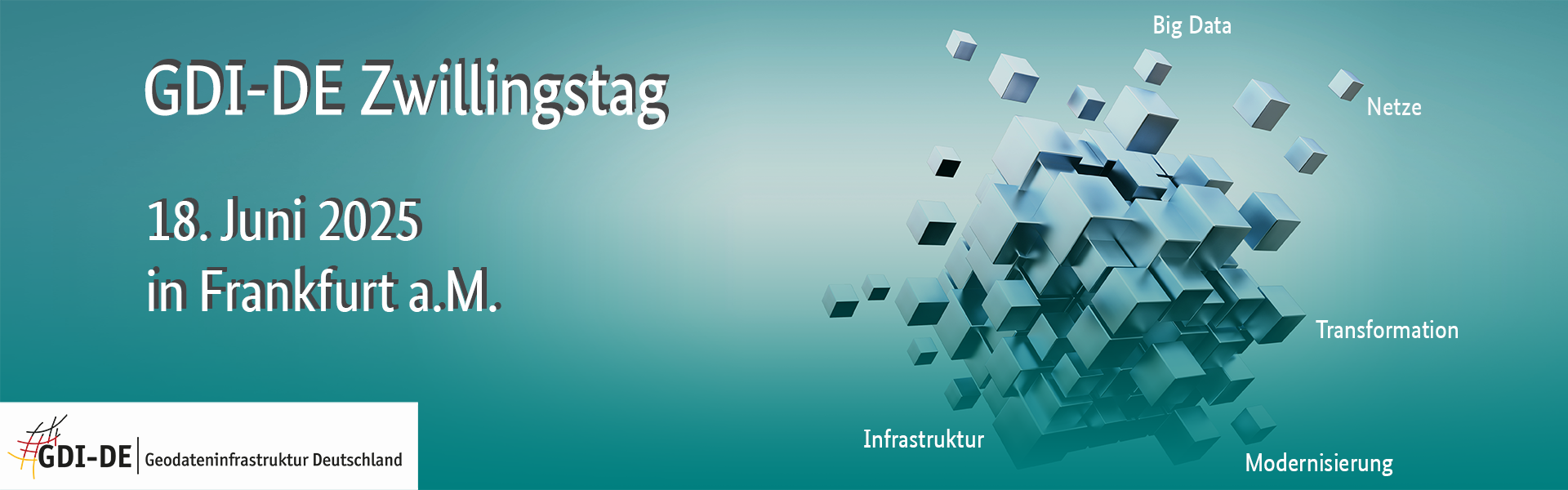 Zwillingstag GDI-DE gesprengter Würfel