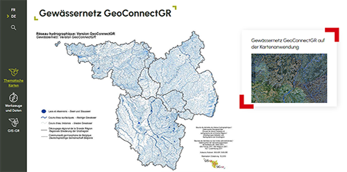Kartenausschnitt mit Frankreich, Deutschland. Kuxemburg, Belgien