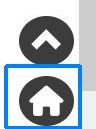 Screenshot von Button mit Pfeil und Haus mit blauem Rahmen von rechter Leiste