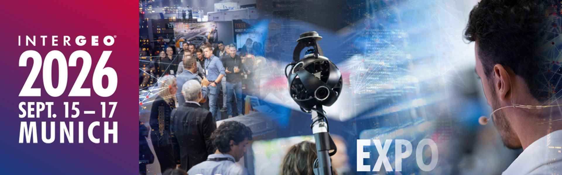 Ankündigungsbanner INTERGEO 2026 in München
