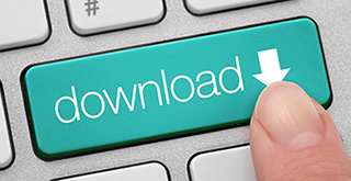 Tastatur mir türkiser Downloadtaste 