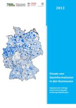 Deckblatt der Broschüre - Einsatz von Geoinformationen in den Kommunen