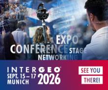 Visual der INTERGEO 2026 mit Spruch "See you there"